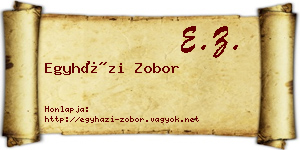 Egyházi Zobor névjegykártya